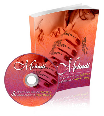 Product picture Mehndi - Learn To Create Your Own Body Paint + Gift